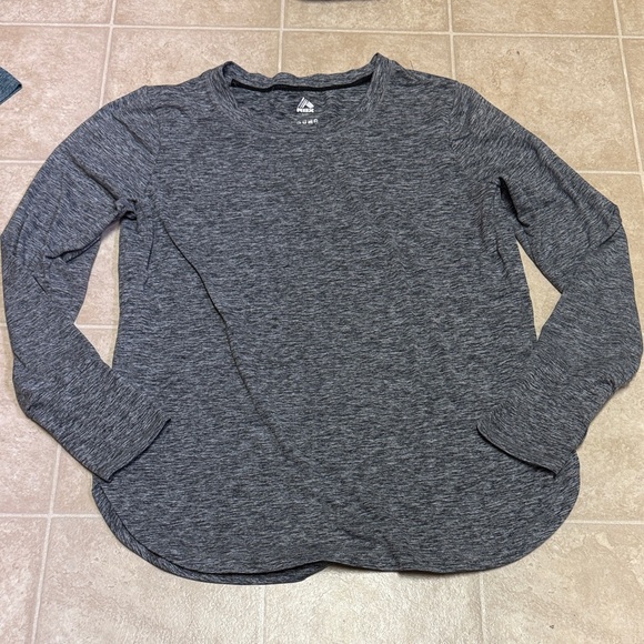 RBX Heathered Gray atheltic long Sleeve shirt size large - Picture 1 of 4